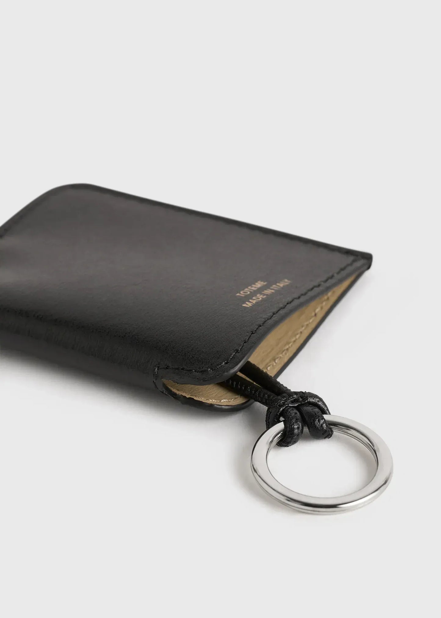 Schlüsselanhänger Leather in Black