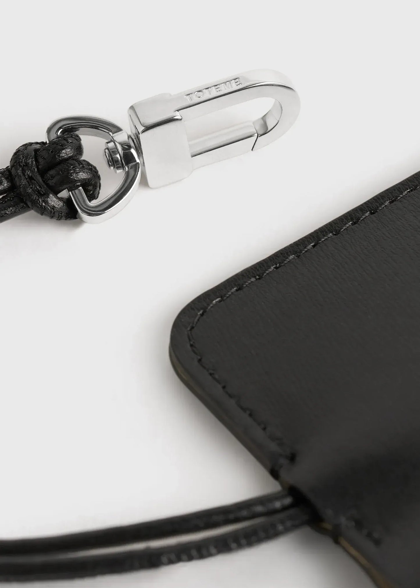 Schlüsselanhänger Leather in Black