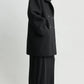 Mantel Broad Peacoat in Black