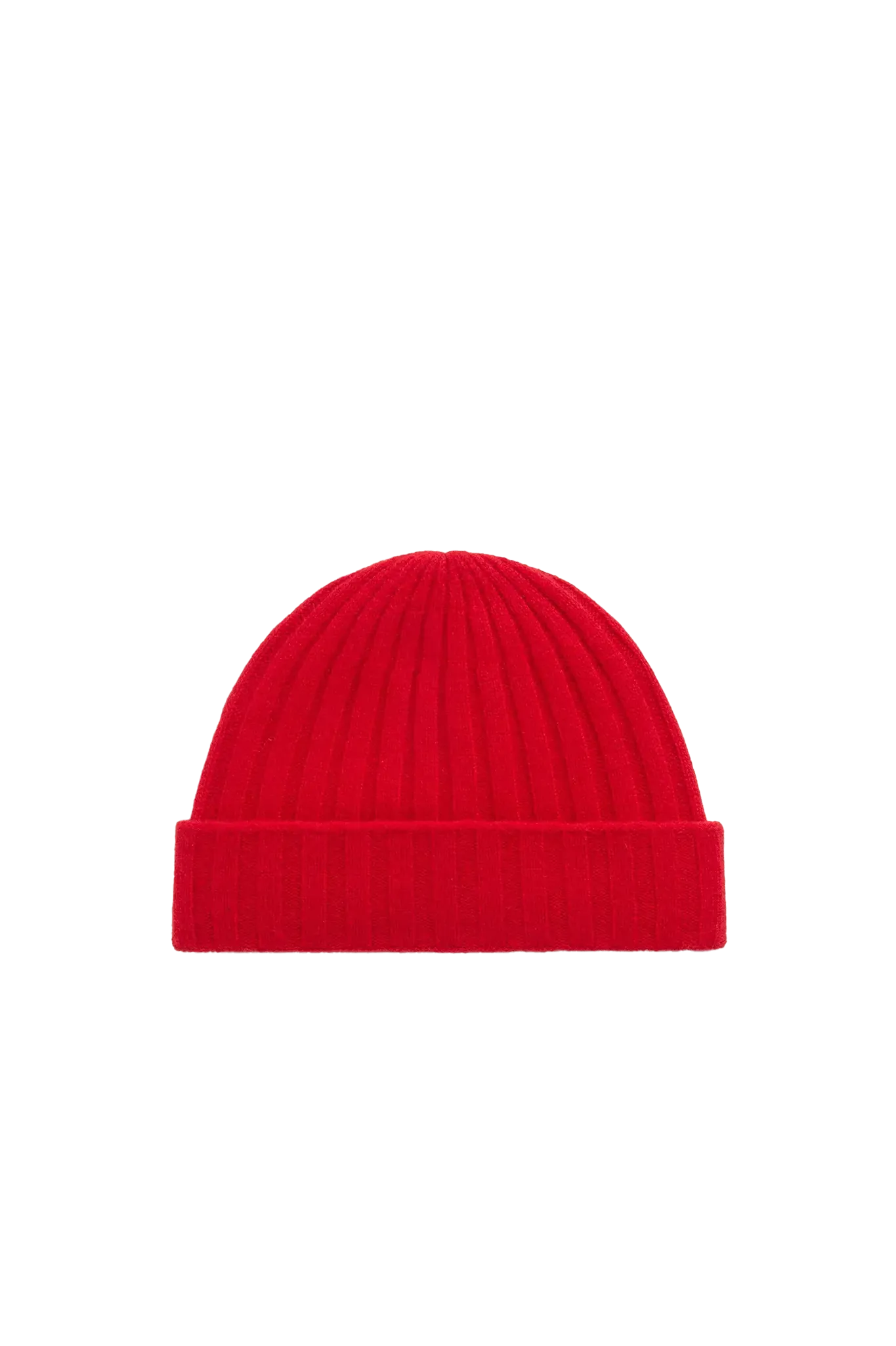 Strickmütze Cashmere Beanie in Poppy