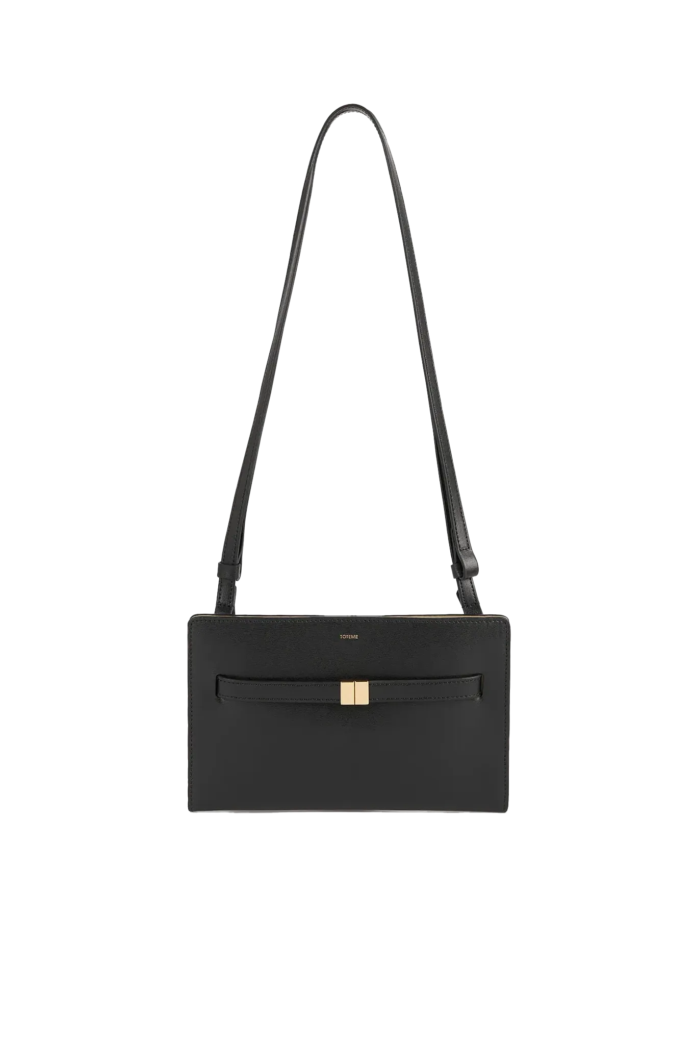 Tasche Belted Leather Cross-Body in Black