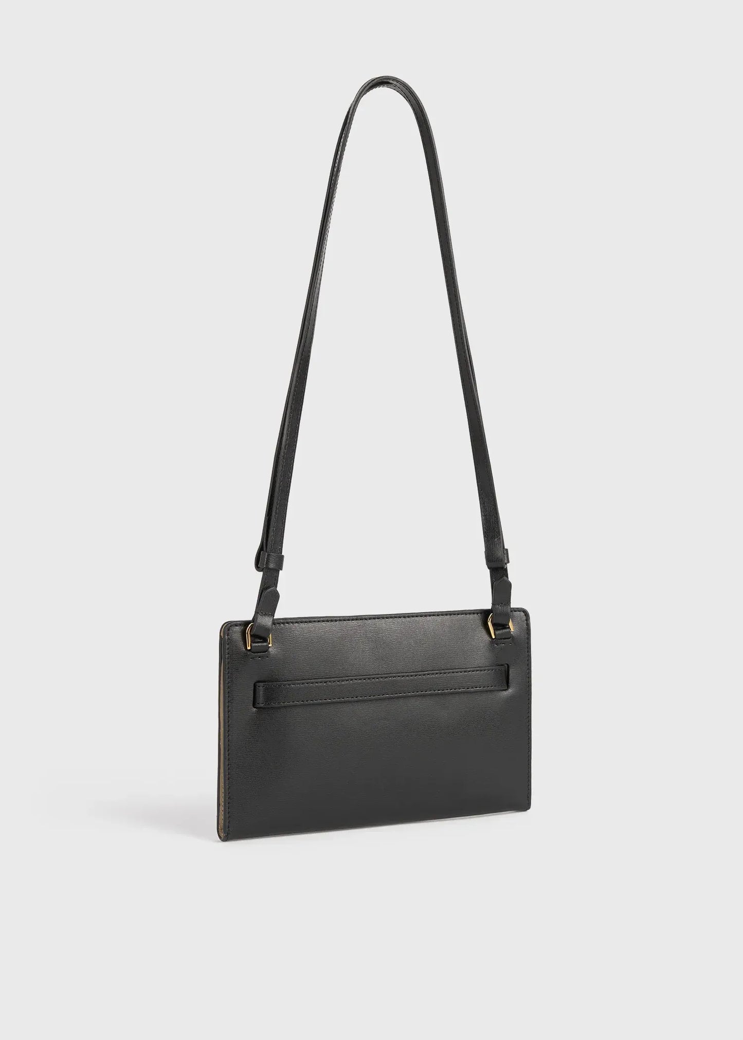 Tasche Belted Leather Cross-Body in Black