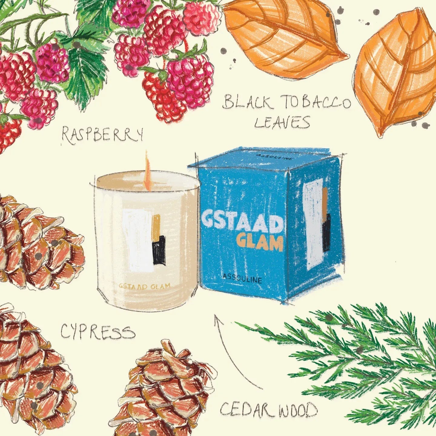 Kerzen 3er Set 3 er Set Mini ASSOULINE für Damen