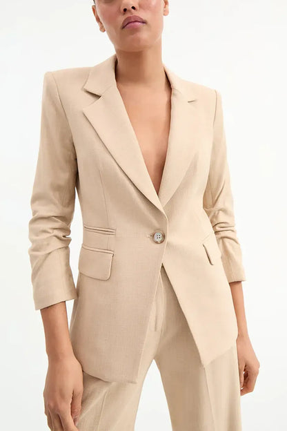 Blazer Battista Dickey in Stone Khaki