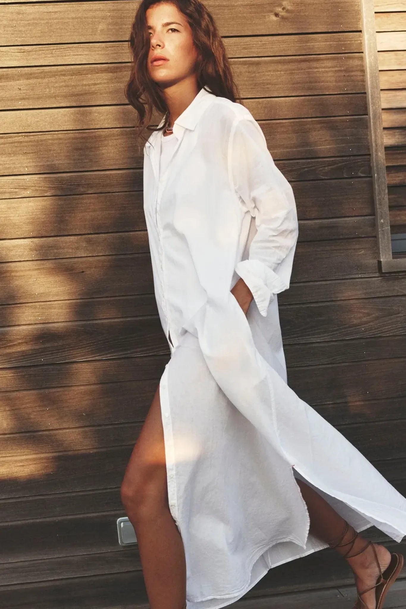 Kleid Boden in White