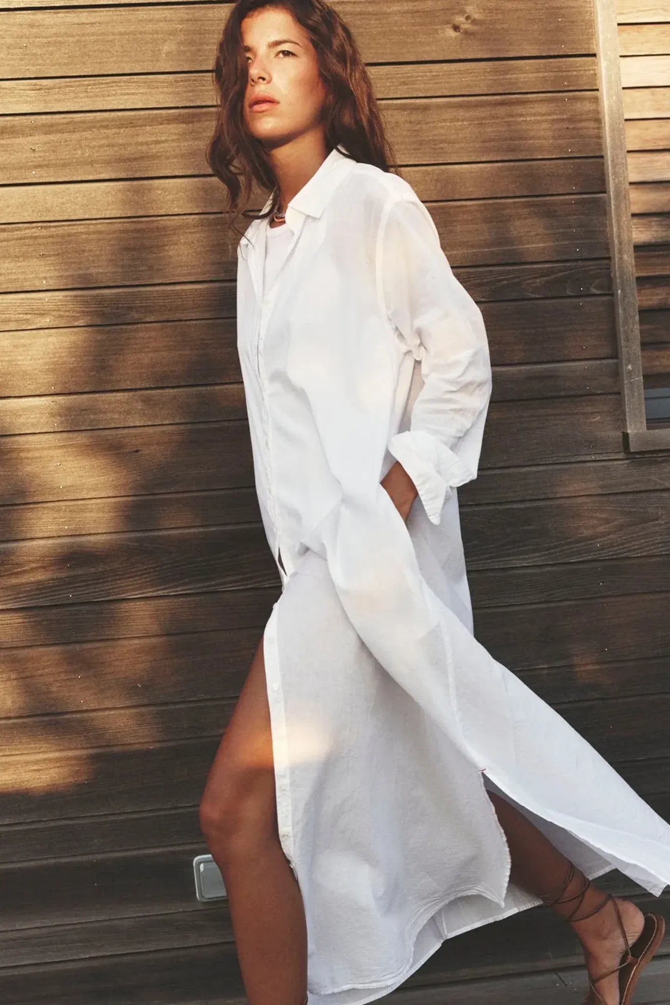 Kleid Boden in White