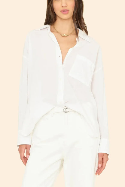 Bluse Sydney Shirt in New White