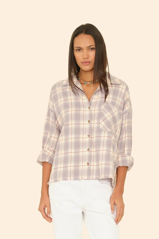 Shirt Francis in Grey Mist