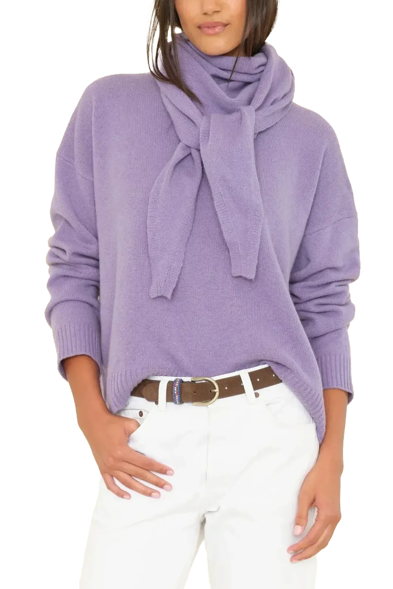 Pullover Lela in Chalk Violet