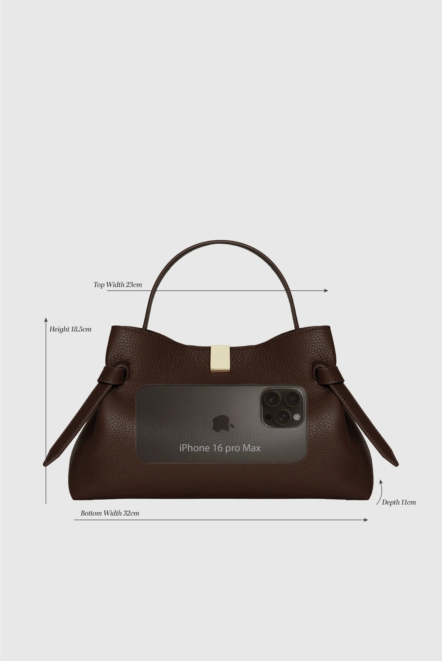 Tasche Gyoza in Espresso